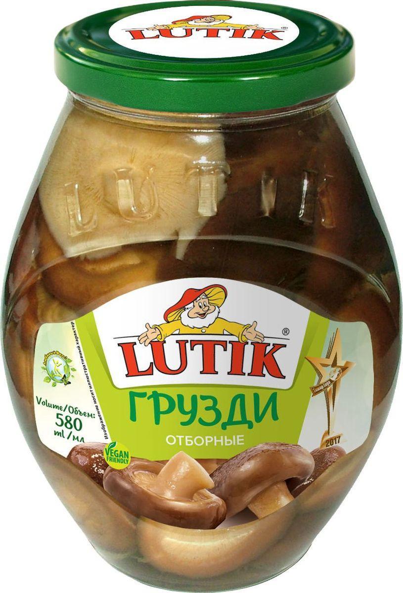 Грузди Lutik отборные 580 мл., стекло