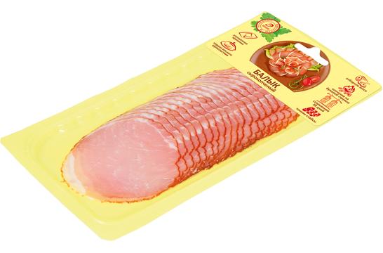 Балык Иней сырокопченый нарезка 100 гр., в/у