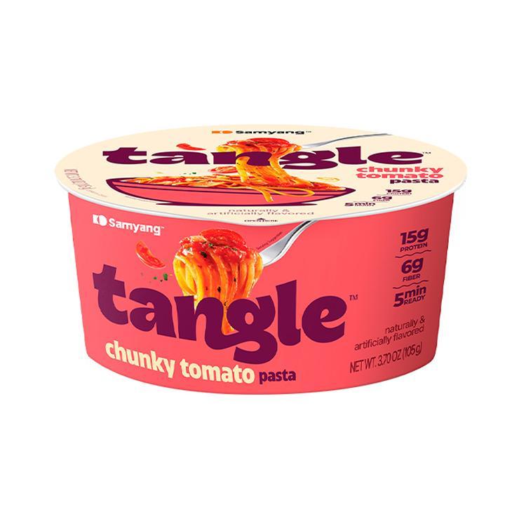 Лапша быстрого приготовления Samyang Tangle с густым томатным соусом 105 гр., стакан