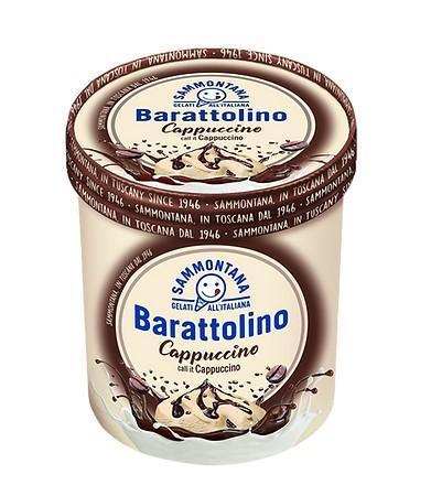 Мороженое итальянское Пинта Barattolino Капучино 500 гр., ведро