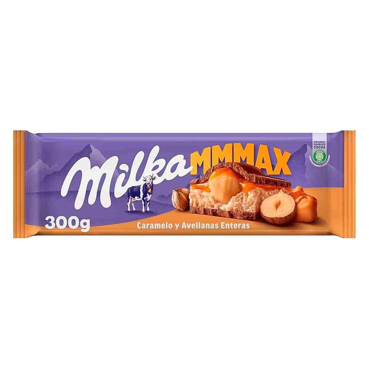 Шоколад Milka Mmmax Caramello Toffee Wholenut 300 гр., флоу-пак