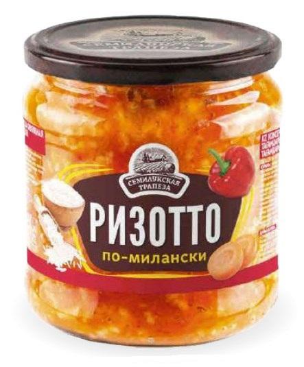 Ризотто Семилукская трапеза по-милански 460 гр., стекло