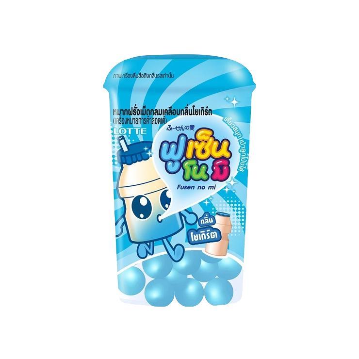 Жевательная резинка Lotte Fusen No Mi Yogurt 15 гр., пластик