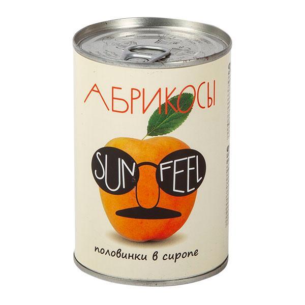 Абрикосы половинки в сиропе SUNFEEL 850 мл., ж/б