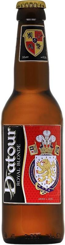 Пиво Datour royal blonde светлое 6.2% 330 мл., стекло