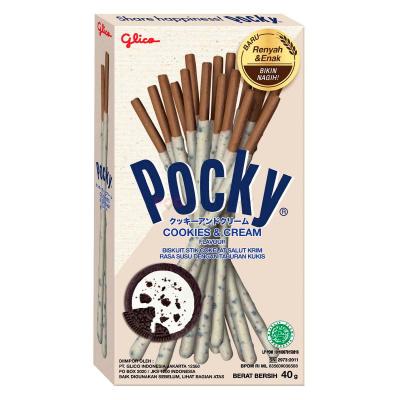 Палочки бисквитные Pocky Cookies & Cream 40 гр., картон