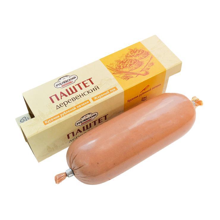 Паштет Рублевский деревенский батон 150 гр., картон