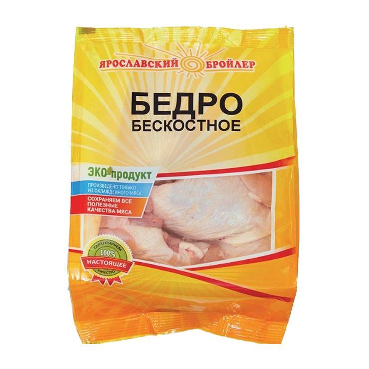 Бедро цыпленка - бройлера Ярославский бройлер б/к з/м 740 гр., пакет