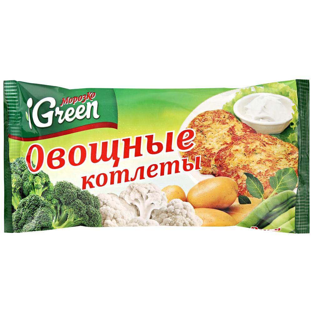 Котлеты овощные, Морозко, 450 гр., флоу-пак