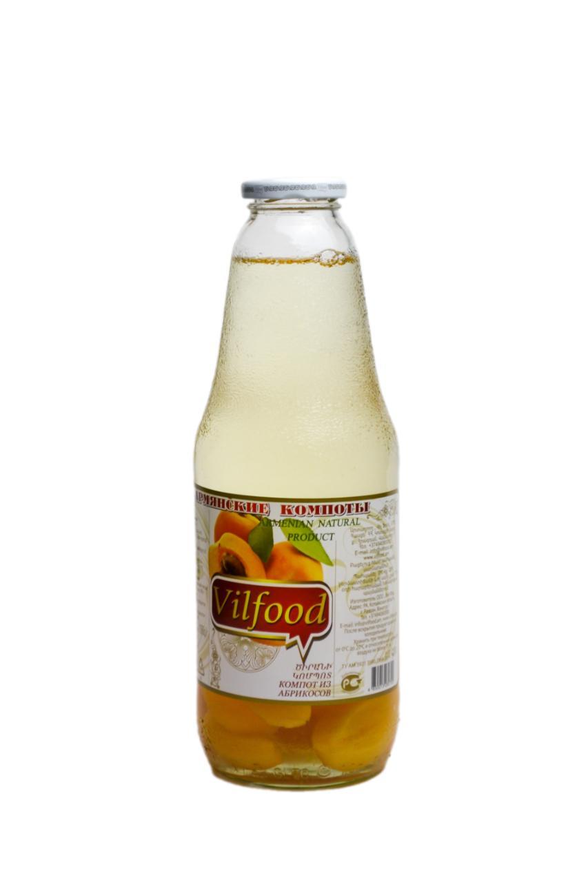 Компот Vilfood из абрикосов 1 л., стекло