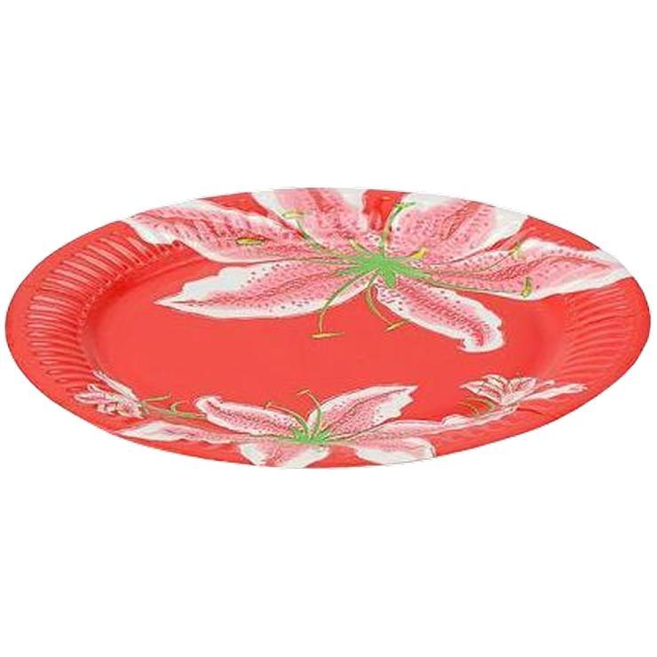 Тарелка одноразовая Scandipakk Iris мелкая картон ламинированный 180 мм., пакет