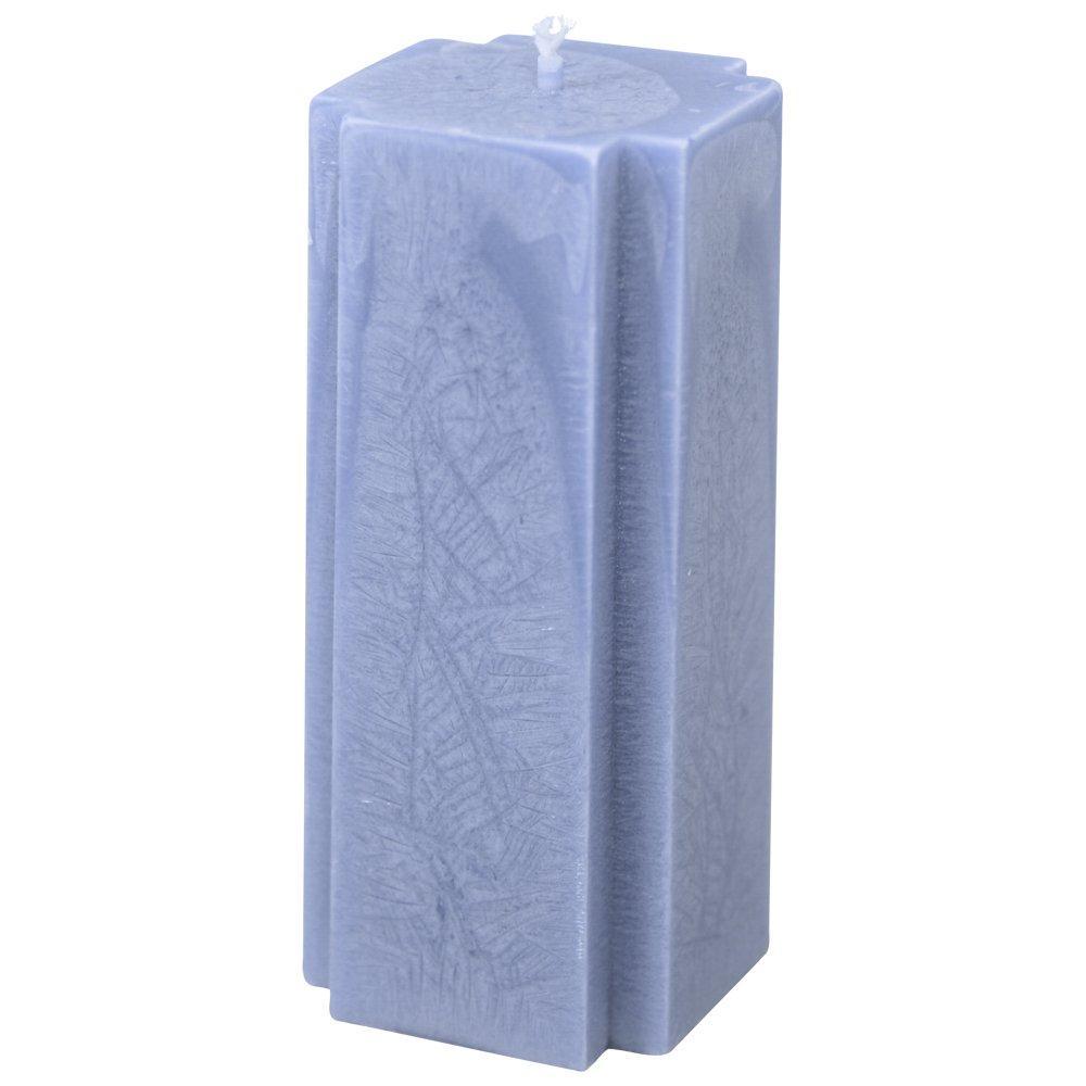 Свеча декоративная Мультидом столб 4,5х4,5х10,5 см 2 цвета, пакет