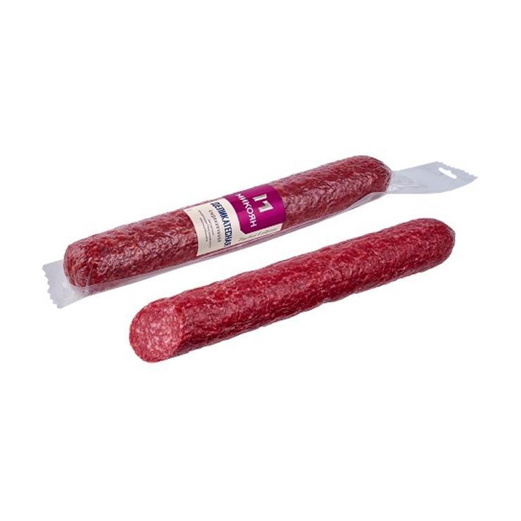 Колбаса сырокопченая Микоян деликатесная 1,2 кг., в/у