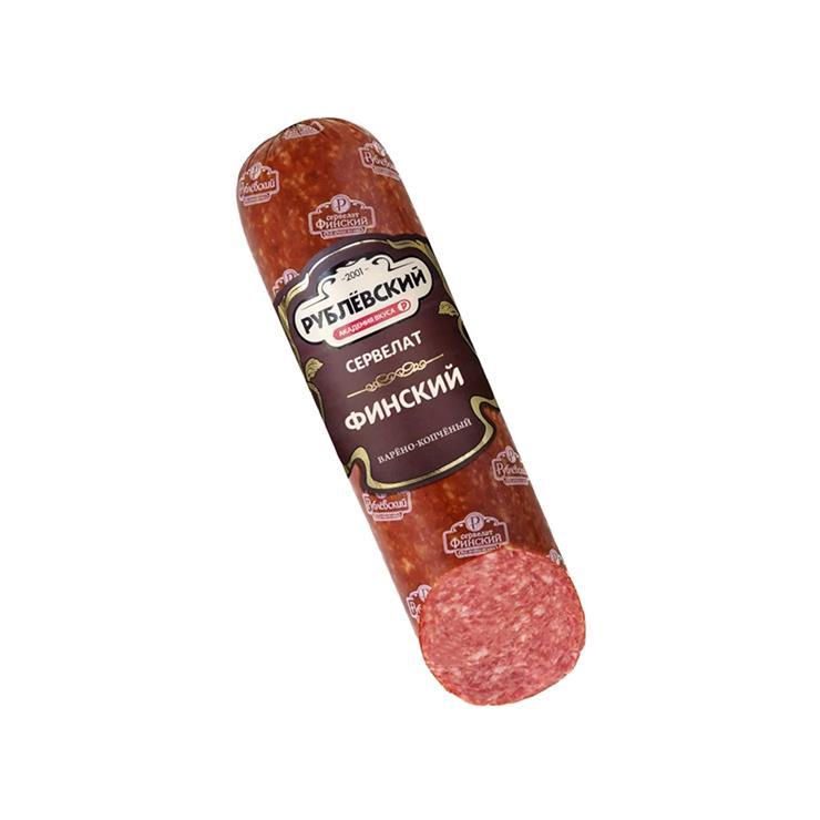 Колбаса Рублевский сервелат Финский в/к 300 гр., вакуум