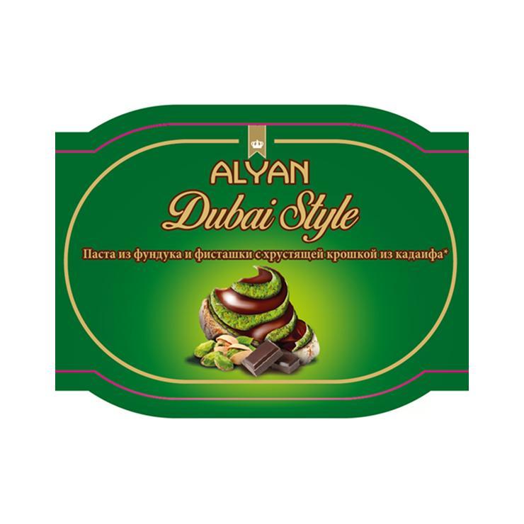 Паста Alyan Dubai style из фундука и фисташки с хрустящей крошкой из кадаифа 200 гр., картон