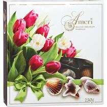 Конфеты Ameri chocolate Seashells, 250 гр., картон