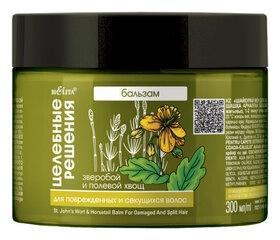 Бальзам Bielita Целебные решения для поврежденных и секущихся волос зверобой и полевой хвощ 300 мл., банка