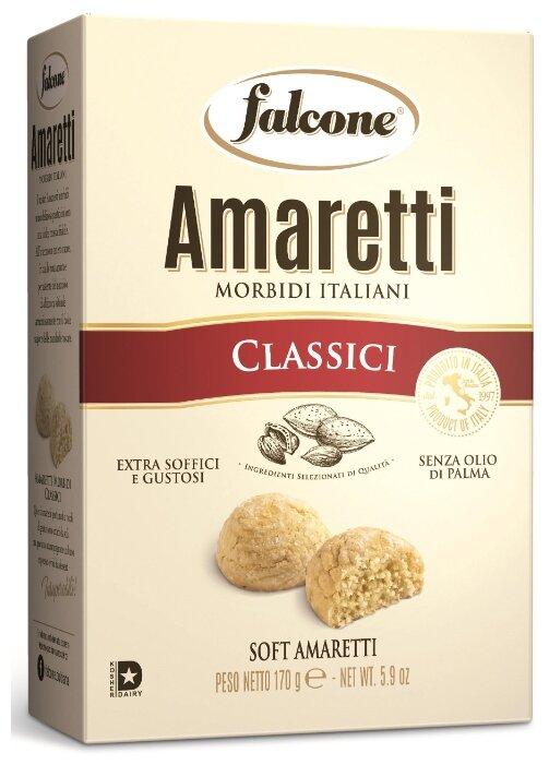 Печенье сдобное мягкие классические Амаретти,Falcone, 200 гр., картон