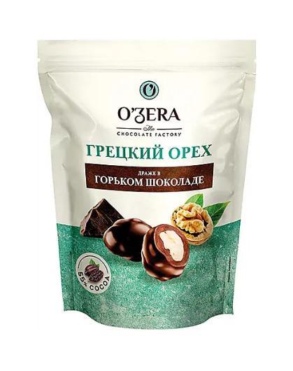 Драже O'Zera Грецкий орех в горьком шоколаде 150 гр., дой-пак