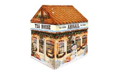 Чай Abigail Чайный домик со снеговиком жасминовая спираль листовой