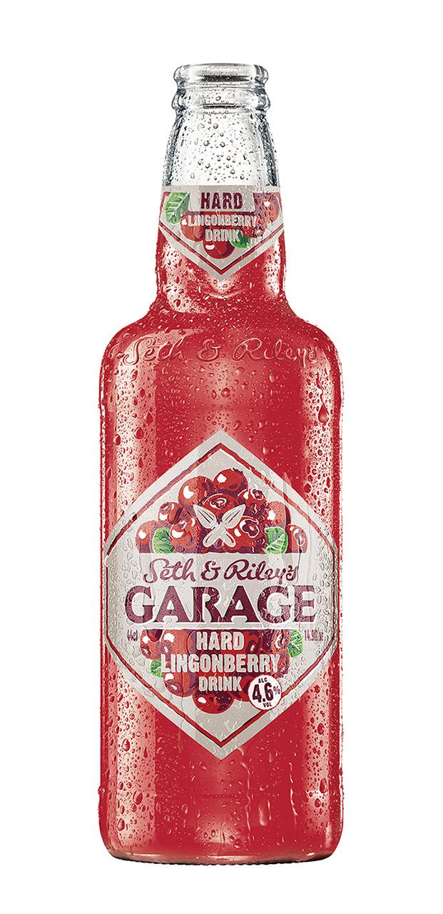 Пивной напиток Garage Hard Lingonberry Drink Seth & Riley's 4,6% 440 мл., стекло