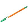 Ручка шариковая Berlingo Tribase Orange, зеленая, 0,7мм