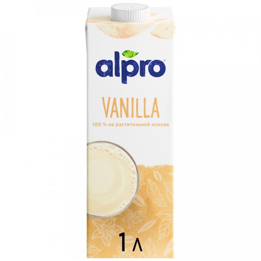 Напиток Alpro соевый со вкусом ванили 1.8%, 1 л., тетра-пак с дозатором