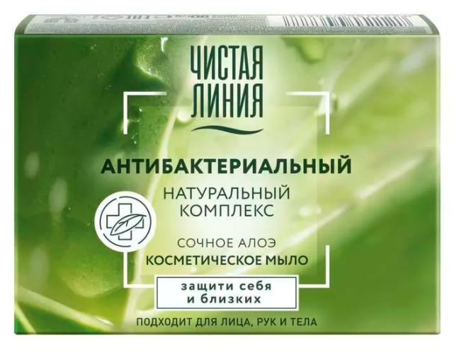 Мыло Чистая Линия Алоэ 75 гр., картон