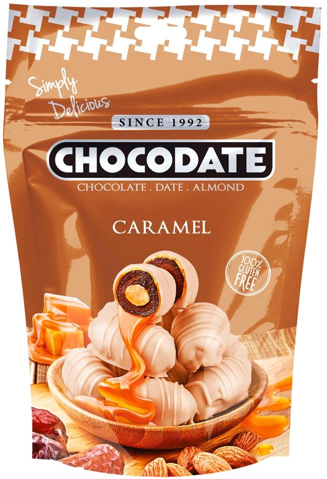 Конфеты Chocodate Caramel Финики с миндалем и карамелью 100 гр., дой-пак