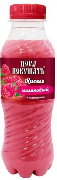 Кисель Пора покушать малина 410 мл., ПЭТ