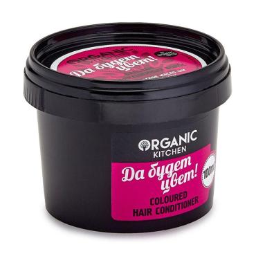 Бальзам для волос для окрашенных волос Organic Shop Organic kitchen Да будет цвет! 100 мл.. Пластиковая бутылка