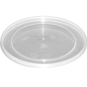 Крышка одноразовая пластиковая Перинт прессованная, мёд, d=69 мм., полупрозрачная, ПП, 900 шт., картон