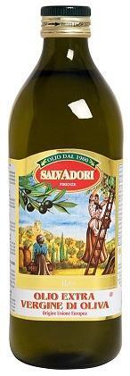 Масло Salvadori оливковое нерафинированное Extra Virgin 1 л., стекло