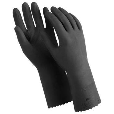 Перчатки латексные MANIPULA КЩС-1, двухслойные, размер 9  L , черные