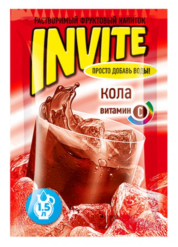 Напиток растворимый Invite Кола 9 гр., саше