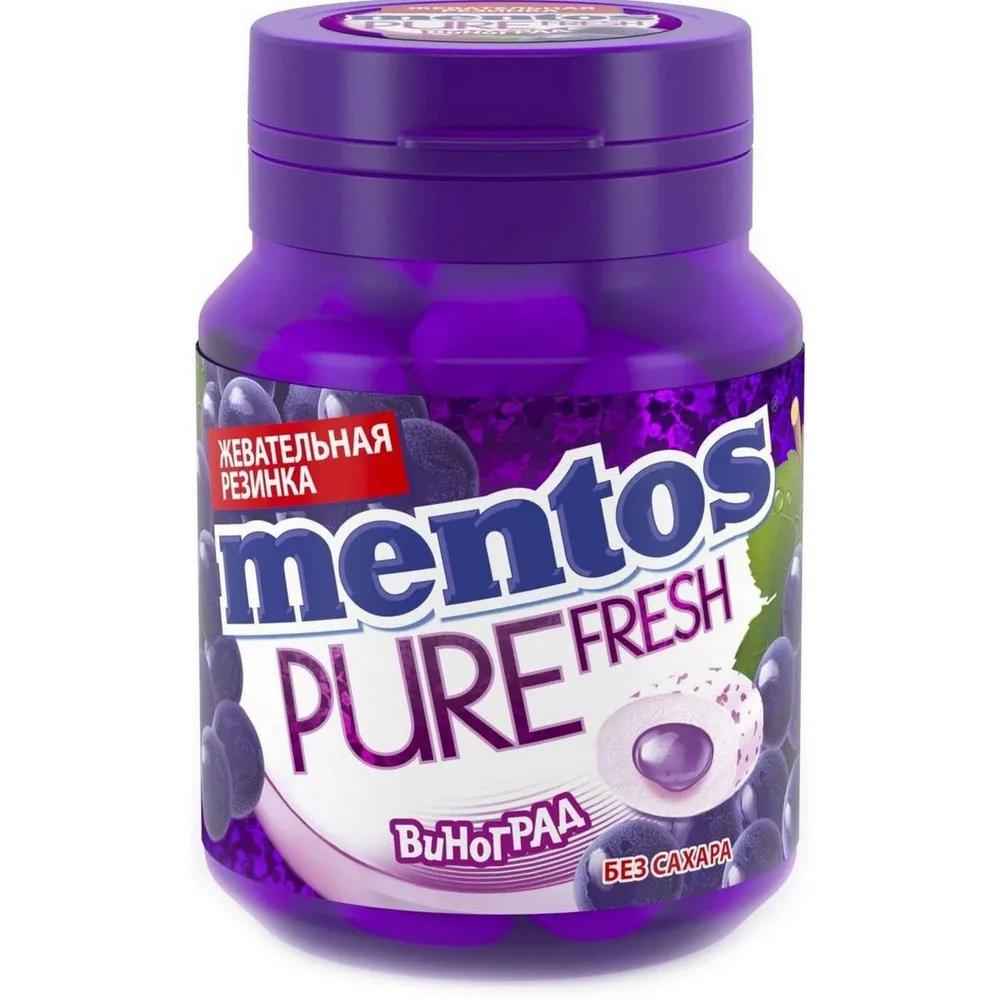 Жевательная резинка Mentos Pure Fresh Виноград 100 гр., ПЭТ