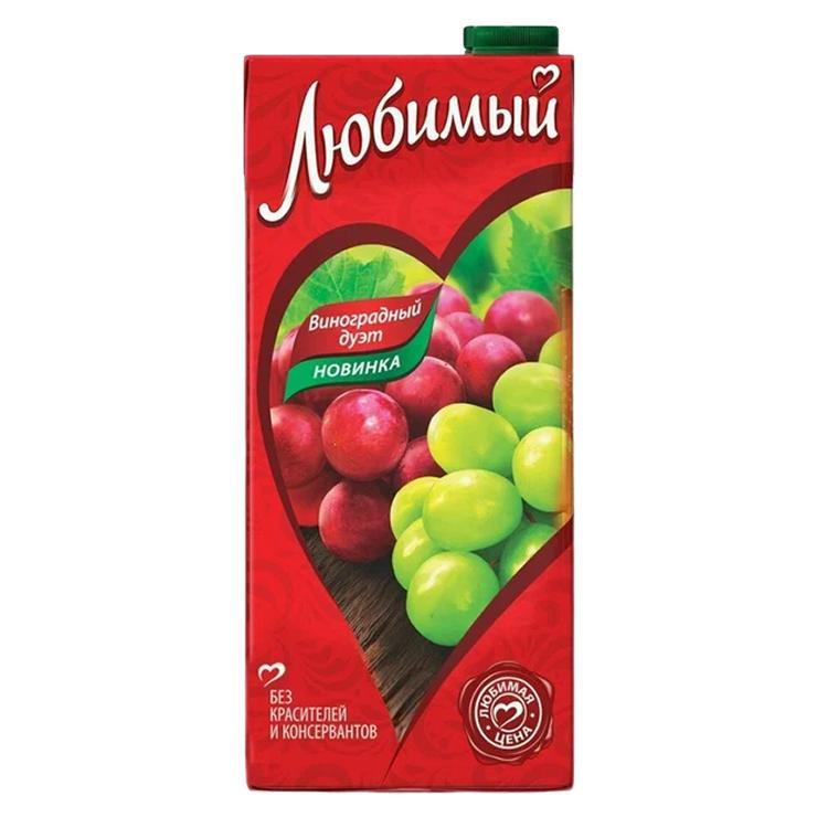 Нектар Любимый Виноградный дуэт, 950 мл., тетра-пак
