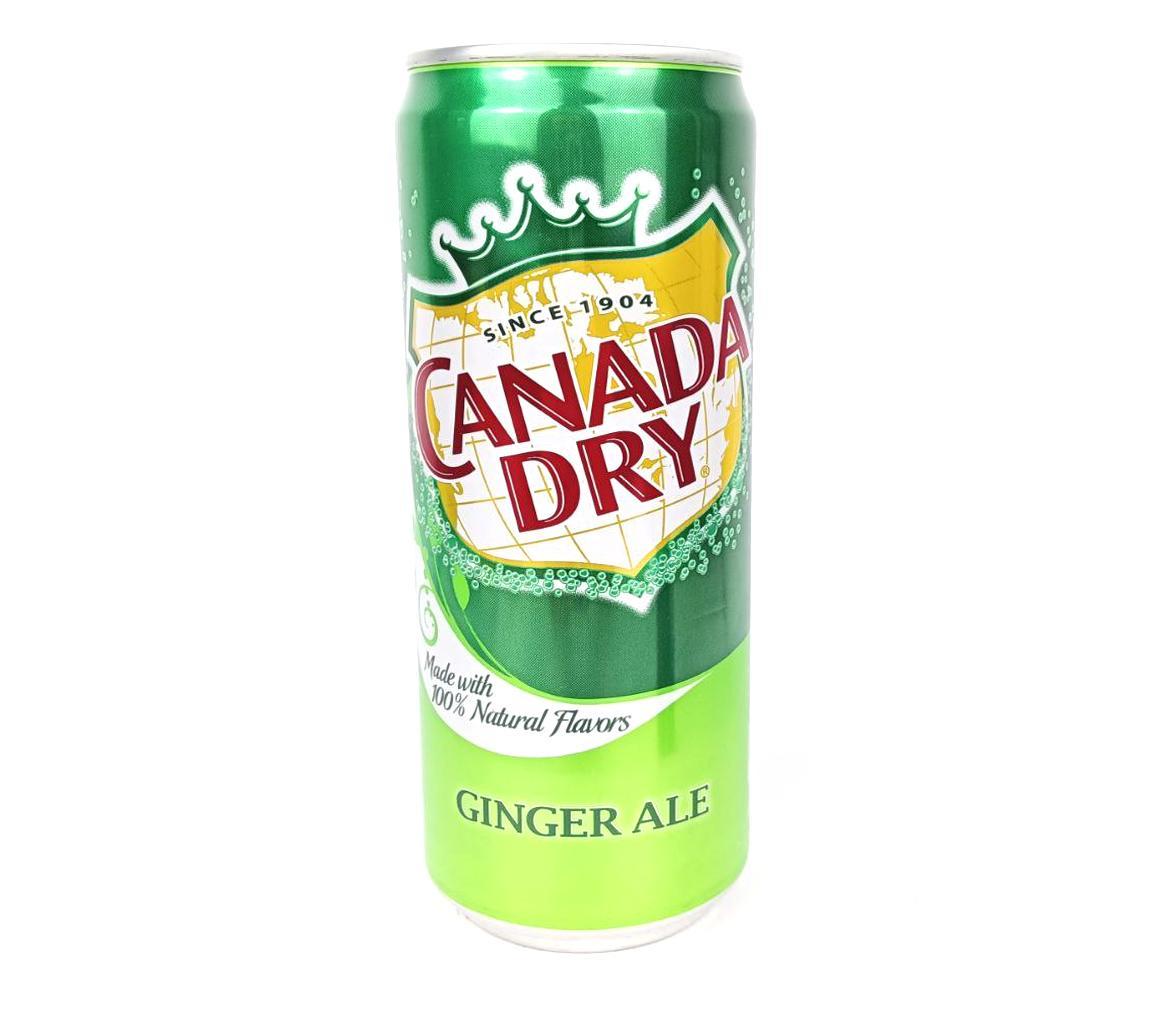 Напиток газированный Canada Dry имбирный эль 330 мл., ж/б