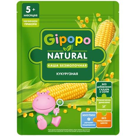 Каша GIPOPO сухая безмолочная Кукурузная 180 гр., дой-пак