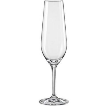 Набор бокалов для шампанского Bohemia Crystal Аморосо 2 шт. 200 мл.