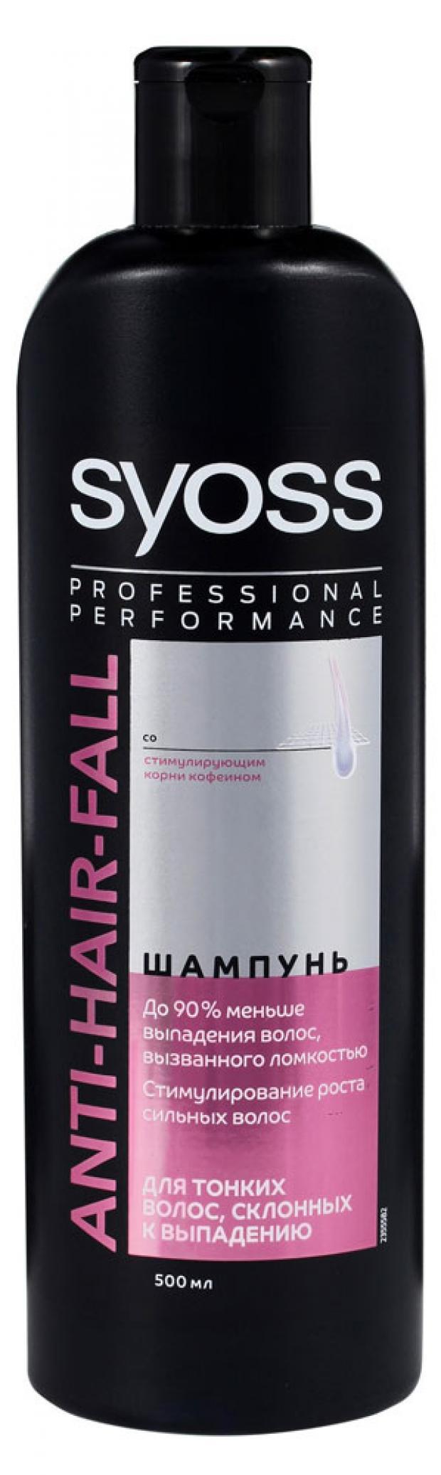 Шампунь для волос Syoss Anti-Hair Fall, 500 мл., ПЭТ