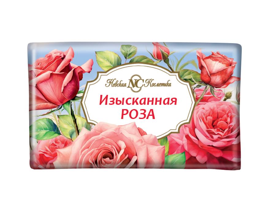 Мыло Невская Косметика Изысканная роза 180 гр., бумага