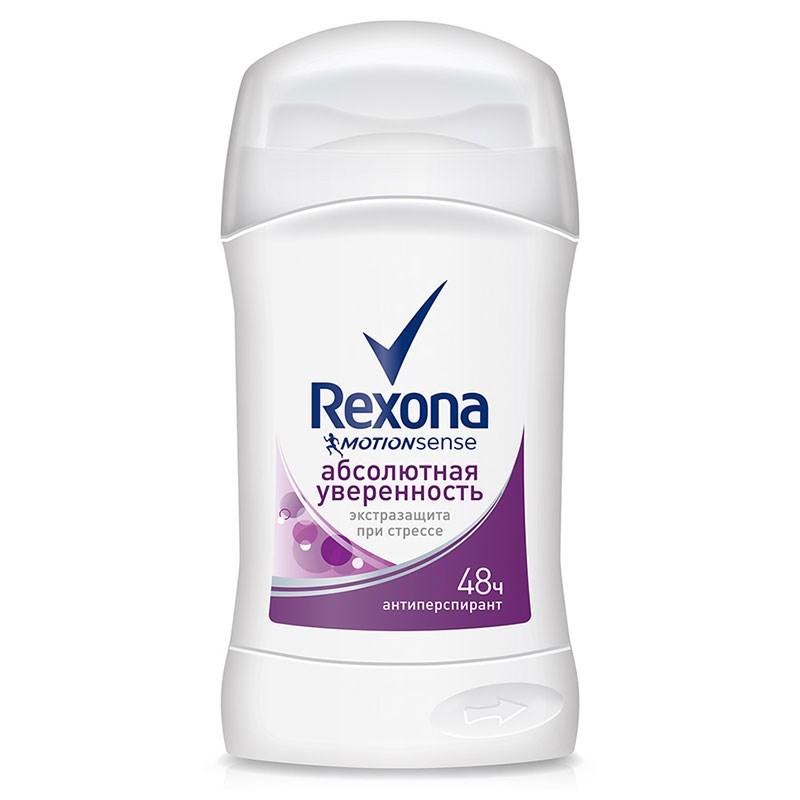 Антиперспирант Rexona Абсолютная уверенность карандаш 40 мл., пластик