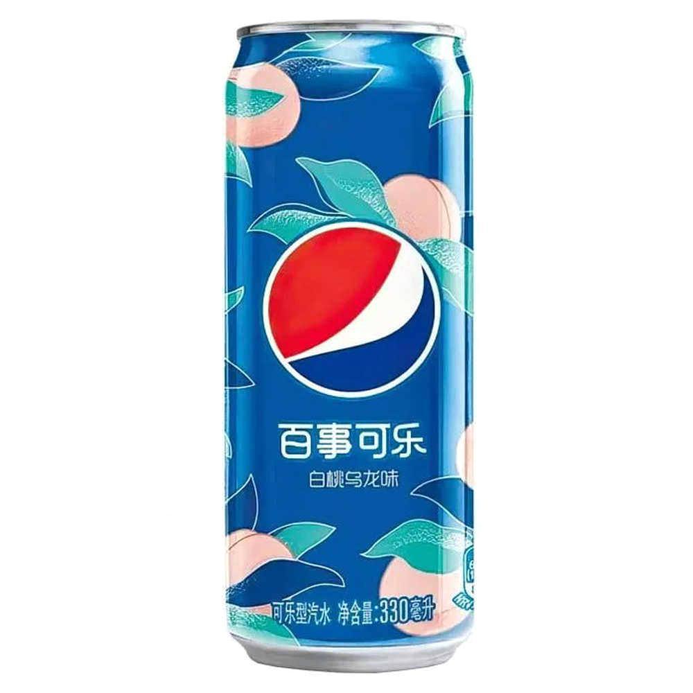 Напиток газированный Pepsi персик чай улун 330 мл., ж/б