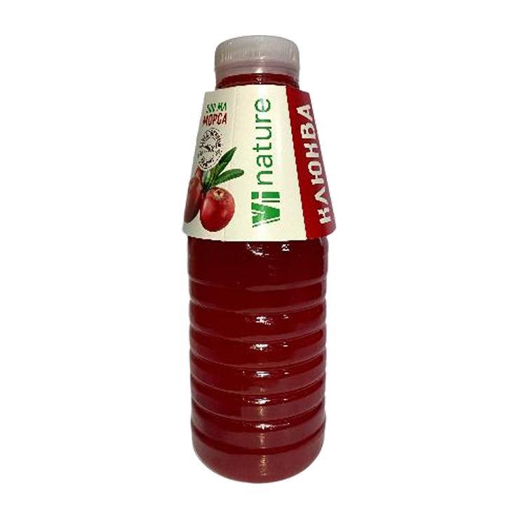 Морс Vi NATURE клюквенный 500 мл., ПЭТ