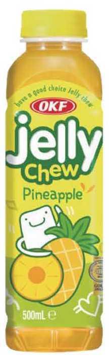 Напиток негазированный OKF Jelly Chew Pineapple 500 мл., ПЭТ