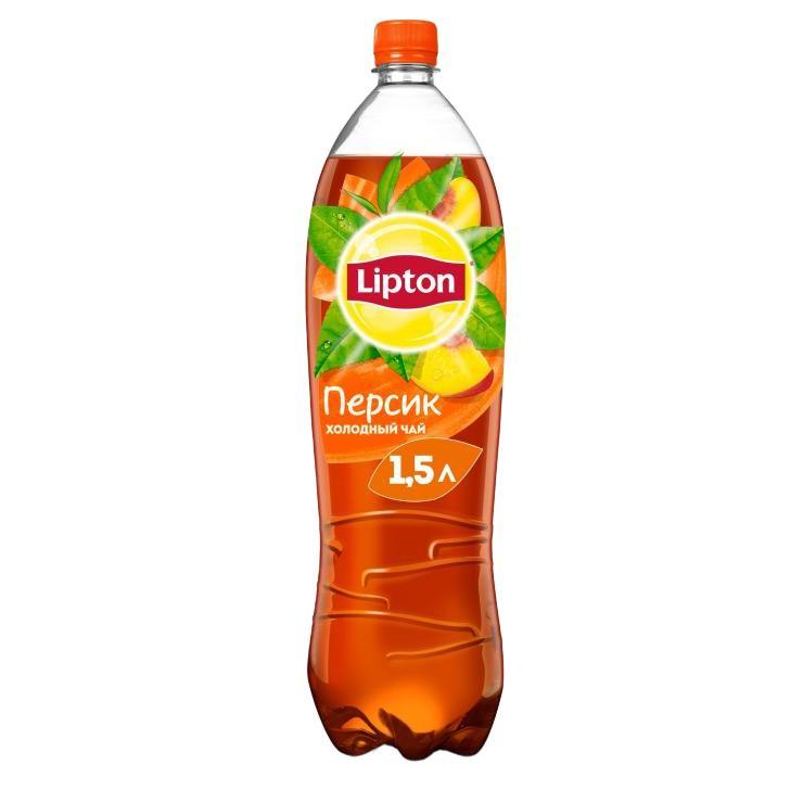 Чай холодный Lipton персик 1.5 л., ПЭТ