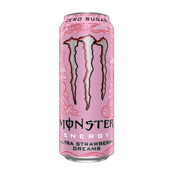 Напиток энергетический Monster ultra strawberry dreams клубника 500 мл., ж/б
