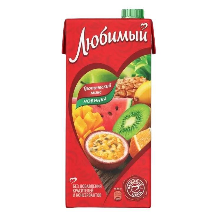 Нектар Любимый Тропический микс, 950 мл., тетра-пак
