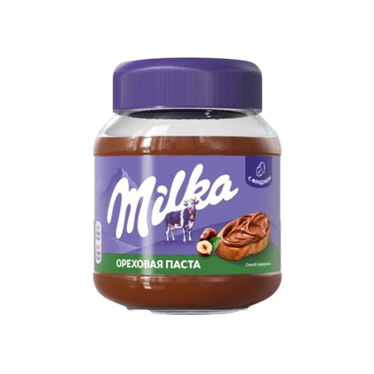 Паста ореховая Milka с добавлением какао 180 гр., стекло